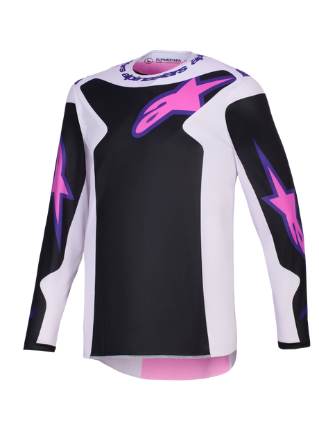 FLUID GRID JERSEY - BLACK/LIGHT GRAY/PURPLE Alpinestars motocross kit