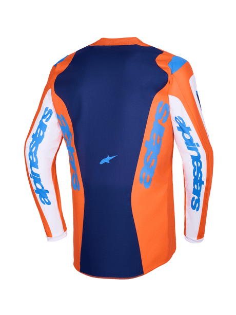 FLUID GRID JERSEY - ORANGE/UCLA BLUE