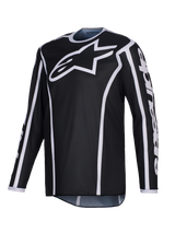 FLUID APEX JERSEY - BLACK/GRAY Alpinestars motocross kit