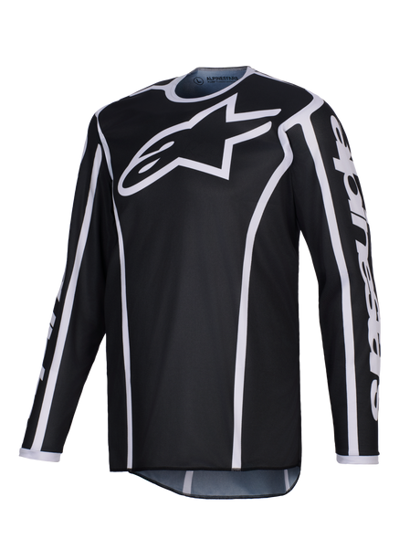 FLUID APEX JERSEY - BLACK/GRAY Alpinestars motocross kit