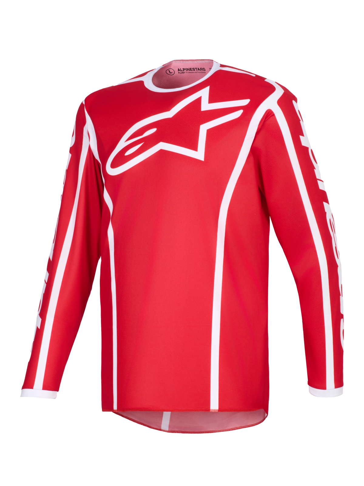 FLUID APEX JERSEY - RED/WHITE Alpinestars motocross kit