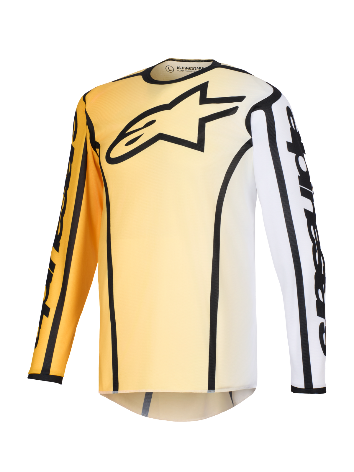 FLUID APEX JERSEY - YELLOW/BLACK Alpinestars motocross kit