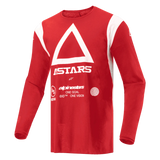 TECHDURA JERSEY - BRIGHT RED Alpinestars motocross kit