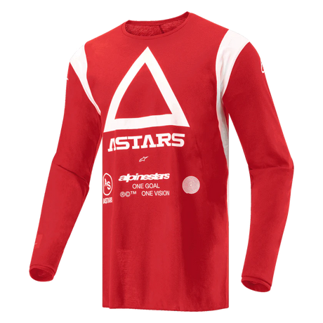 TECHDURA JERSEY - BRIGHT RED Alpinestars motocross kit