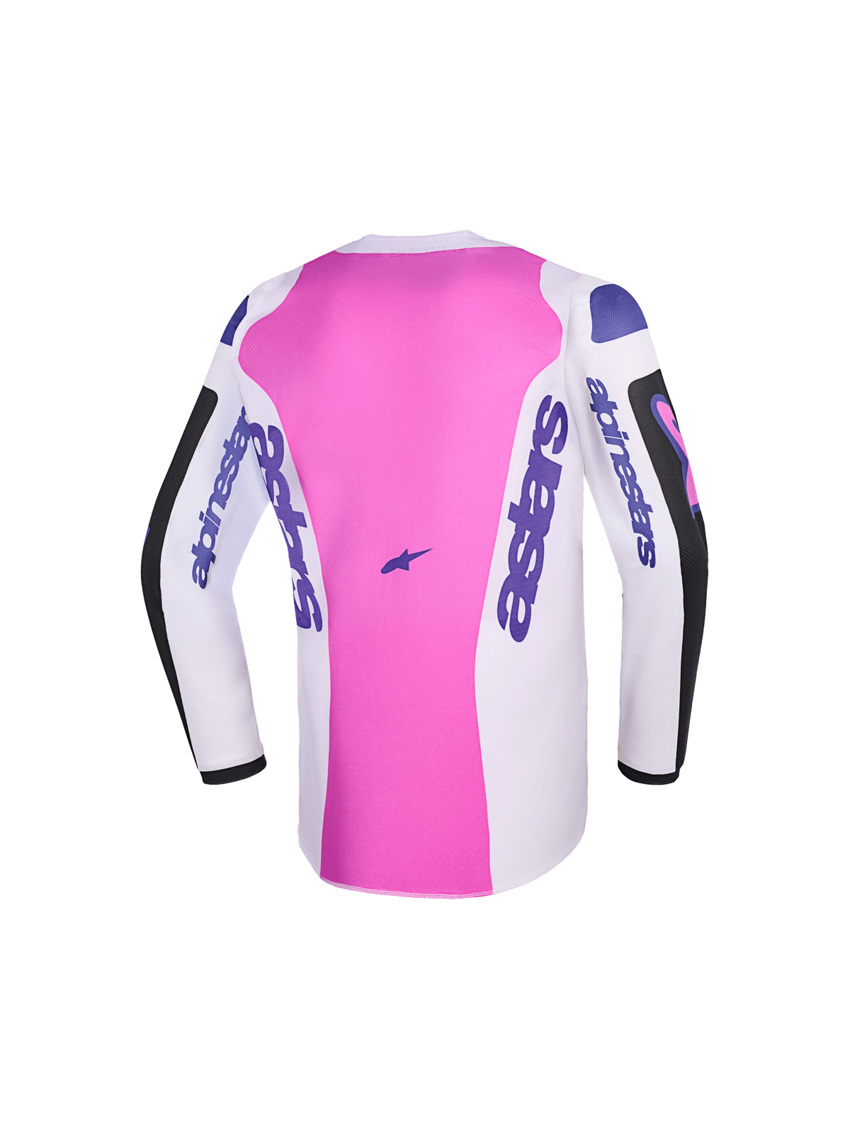 YOUTH FLUID GRID JERSEY - BLACK/LIGHT GRAY/PURPLE