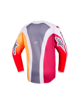 YOUTH FLUID PORTL JERSEY - RED LIGHT/GRAY/DARK GRAY