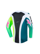 YOUTH FLUID PORTL JERSEY - GREEN/WHITE/BLACK
