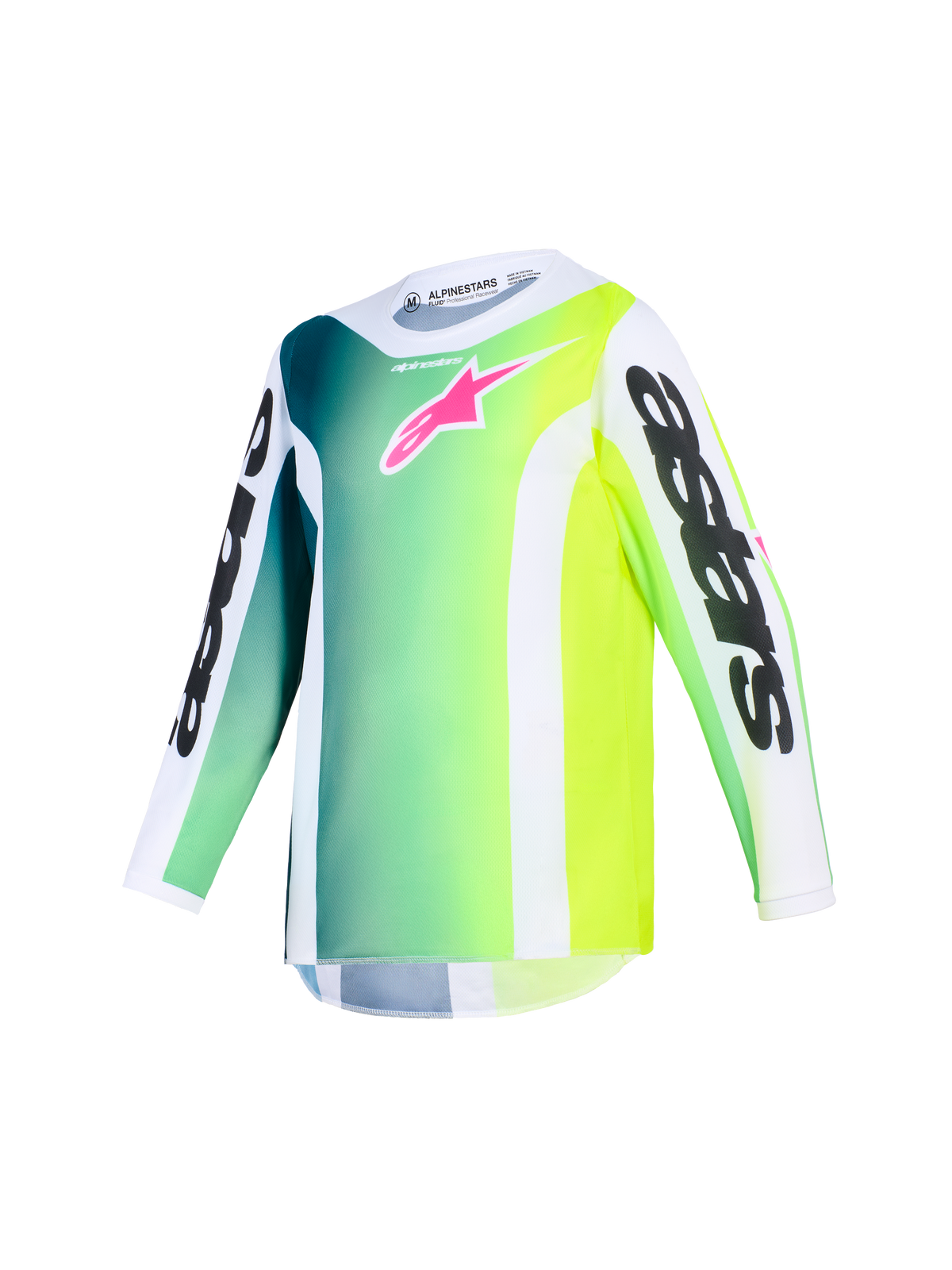 YOUTH FLUID PORTL JERSEY - GREEN/WHITE/BLACK Alpinestars motocross kit