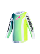 YOUTH FLUID PORTL JERSEY - GREEN/WHITE/BLACK Alpinestars motocross kit