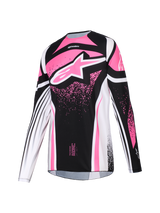 STELLA TECHSTAR NOMUR JERSEY - BLACK/WHITE/FUCHSIA Alpinestars motocross kit