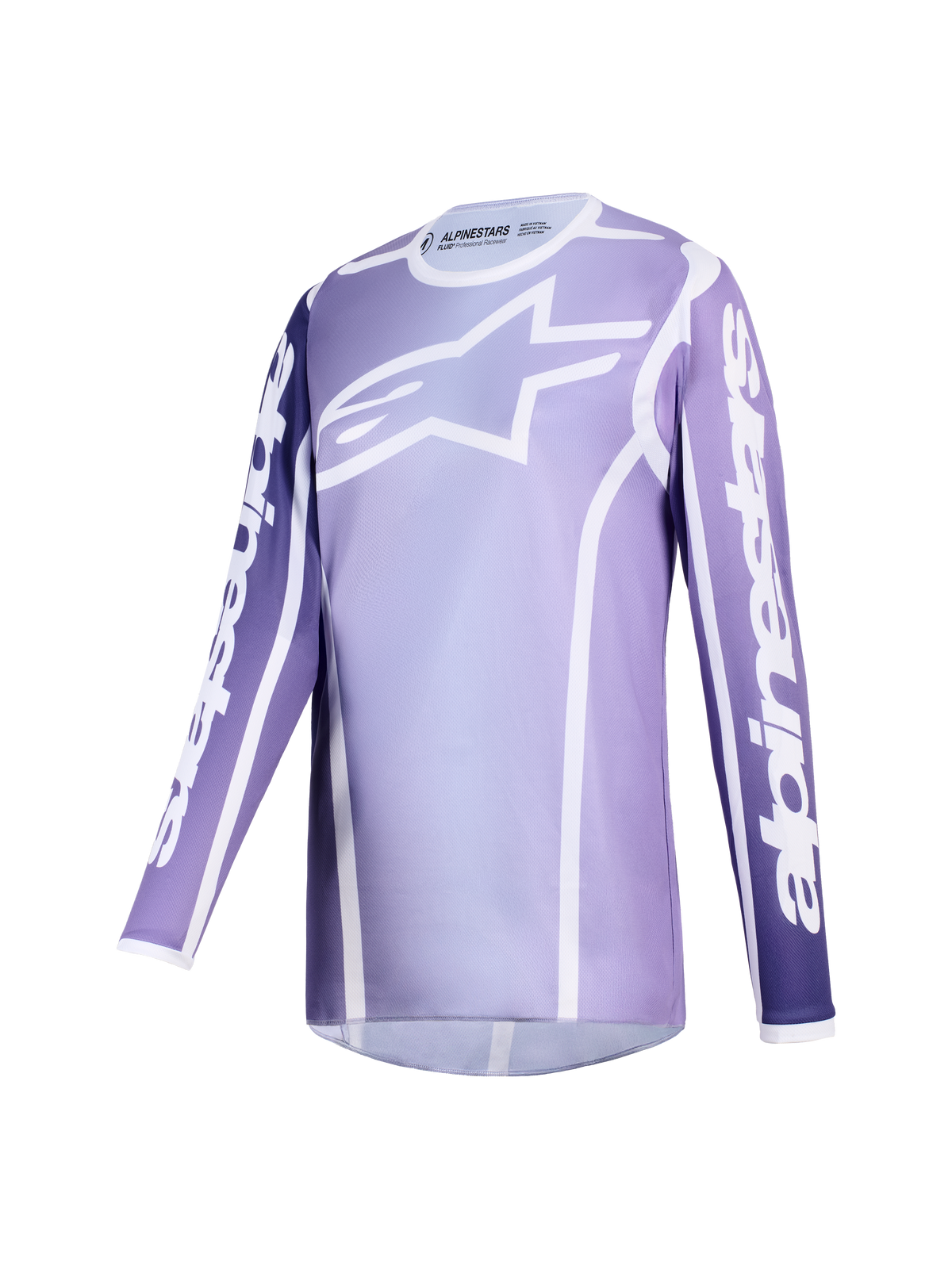 STELLA FLUID APEX JERSEY - VIOLET/WHITE Alpinestars motocross kit