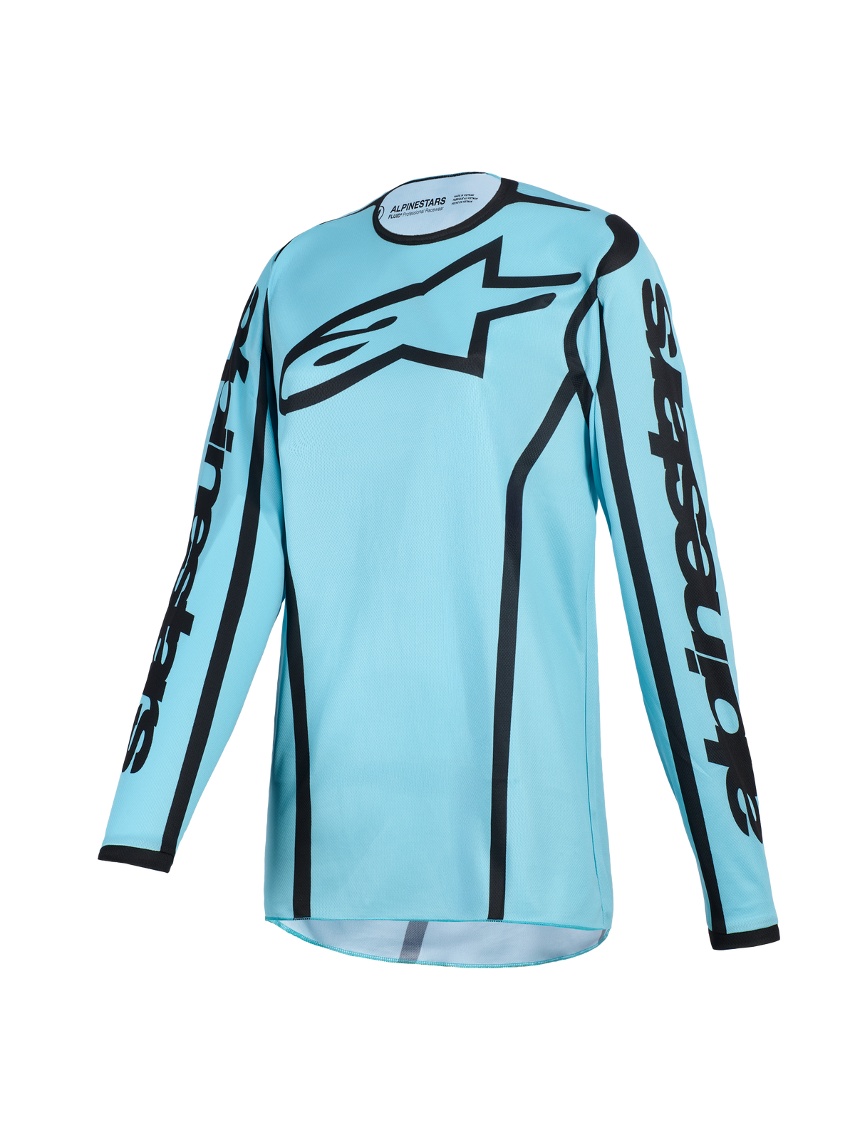 STELLA FLUID APEX JERSEY - TROPICAL BLACK Alpinestars motocross kit