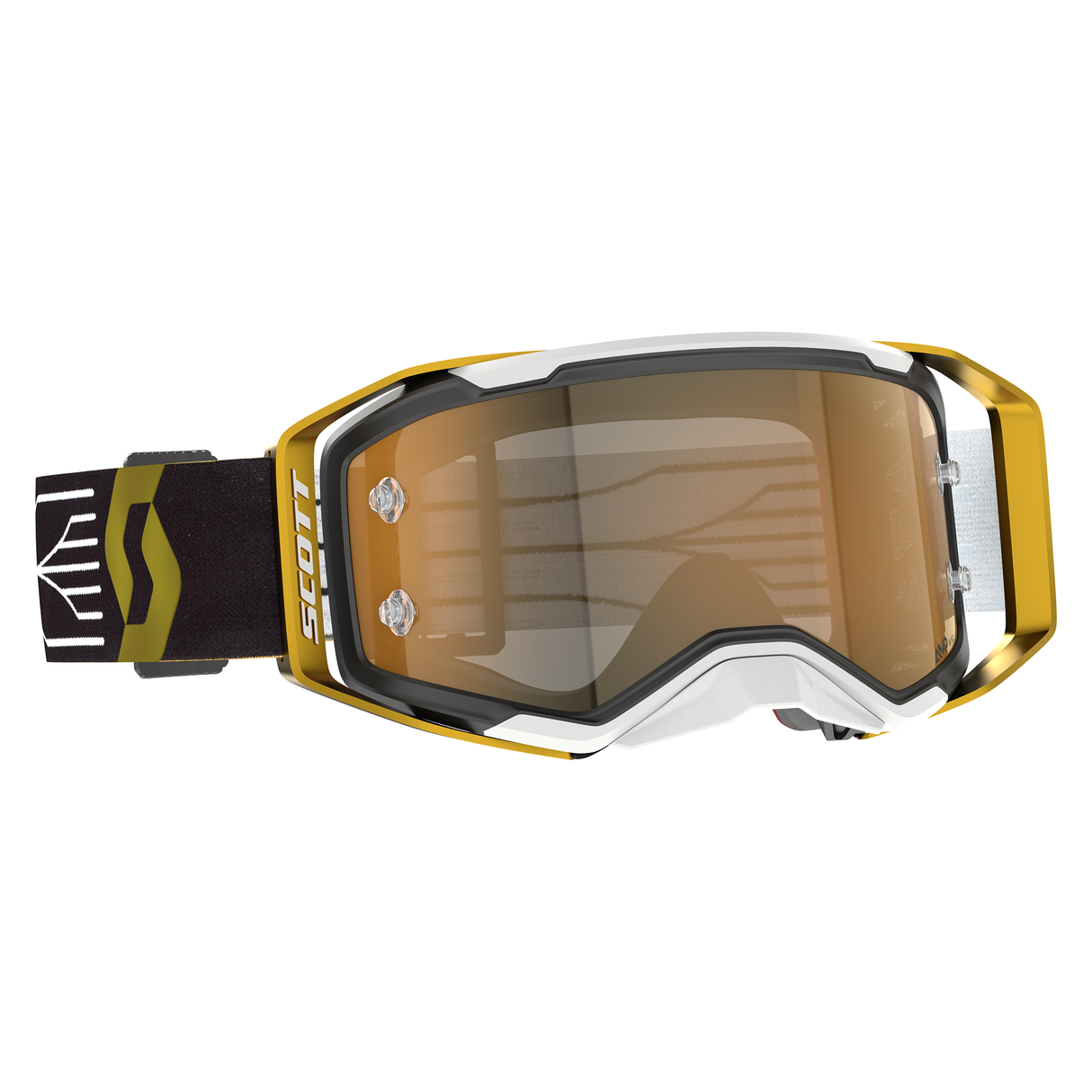 Scott Prospect 2.0 AMP Chrome Goggle (Black / Gold) Gold Chrome Works Lens