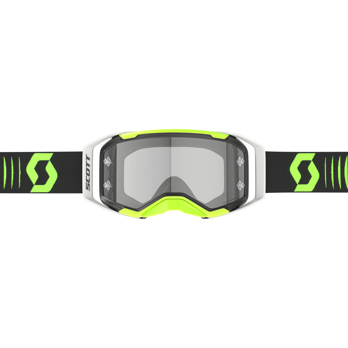 Scott Prospect 2.0 LS Goggle (Doppler Black / Neon Yellow) Light Sensitive Grey Works Lens