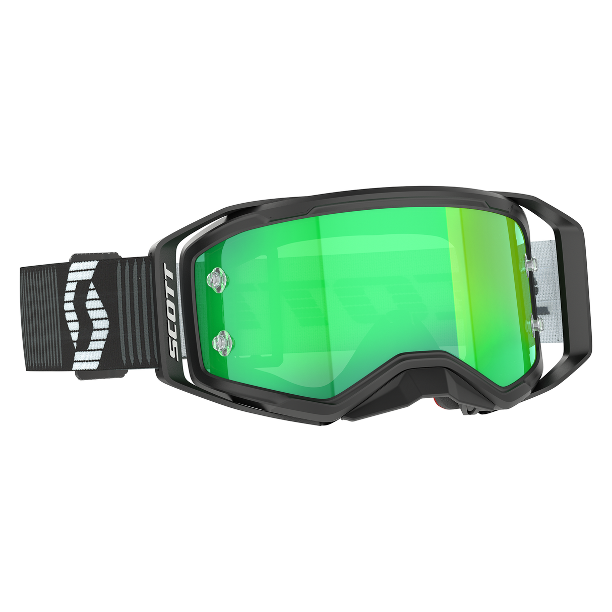 Scott Prospect 2.0 Goggle (Black / White) Green Chrome Works Lens