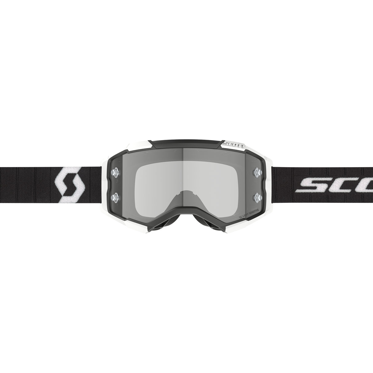 Scott Fury LS Goggle (Black / White) Light Sensitive Grey Works Lens