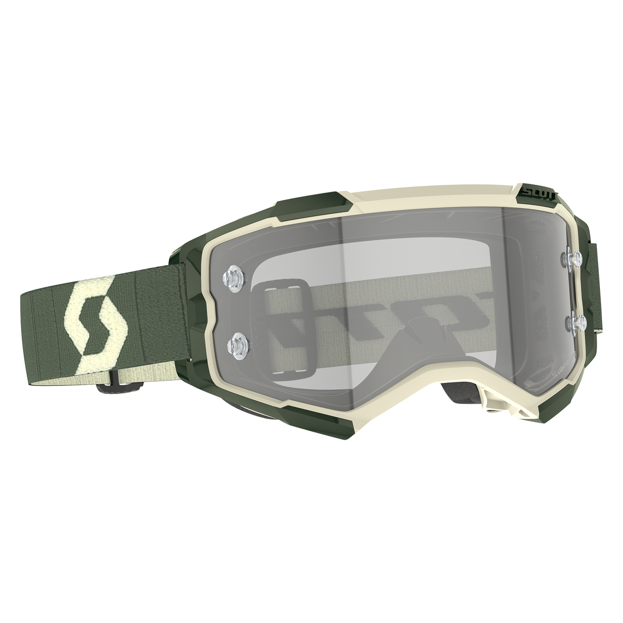 Scott Fury LS Goggle (Khaki Green) Light Sensitive Grey Works Lens