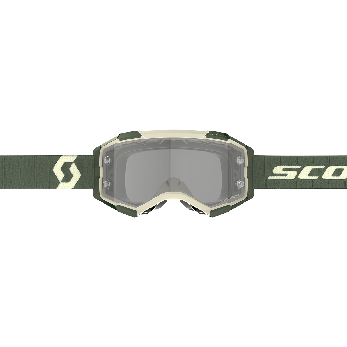 Scott Fury LS Goggle (Khaki Green) Light Sensitive Grey Works Lens