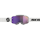 Scott Fury Goggle (White / Black) Purple Chrome Works Lens