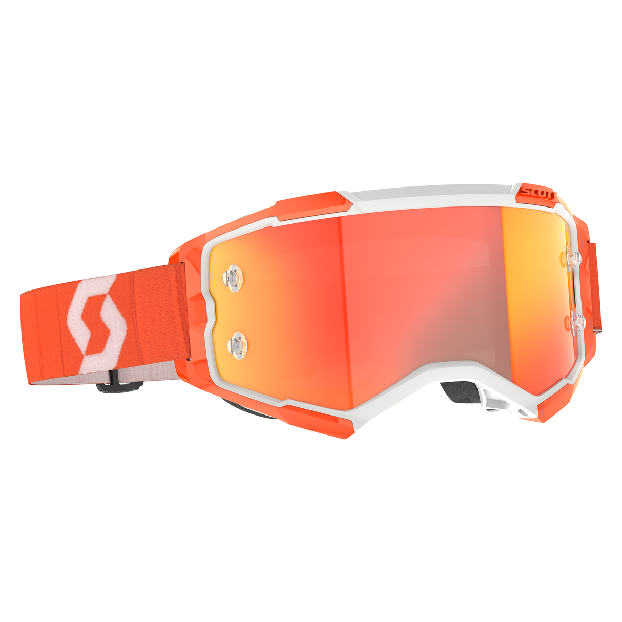Scott Fury Goggle (Orange) Orange Chrome Works Lens