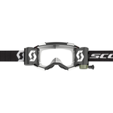 Scott Fury WFS Goggle (Black / White) Clear Works Lens