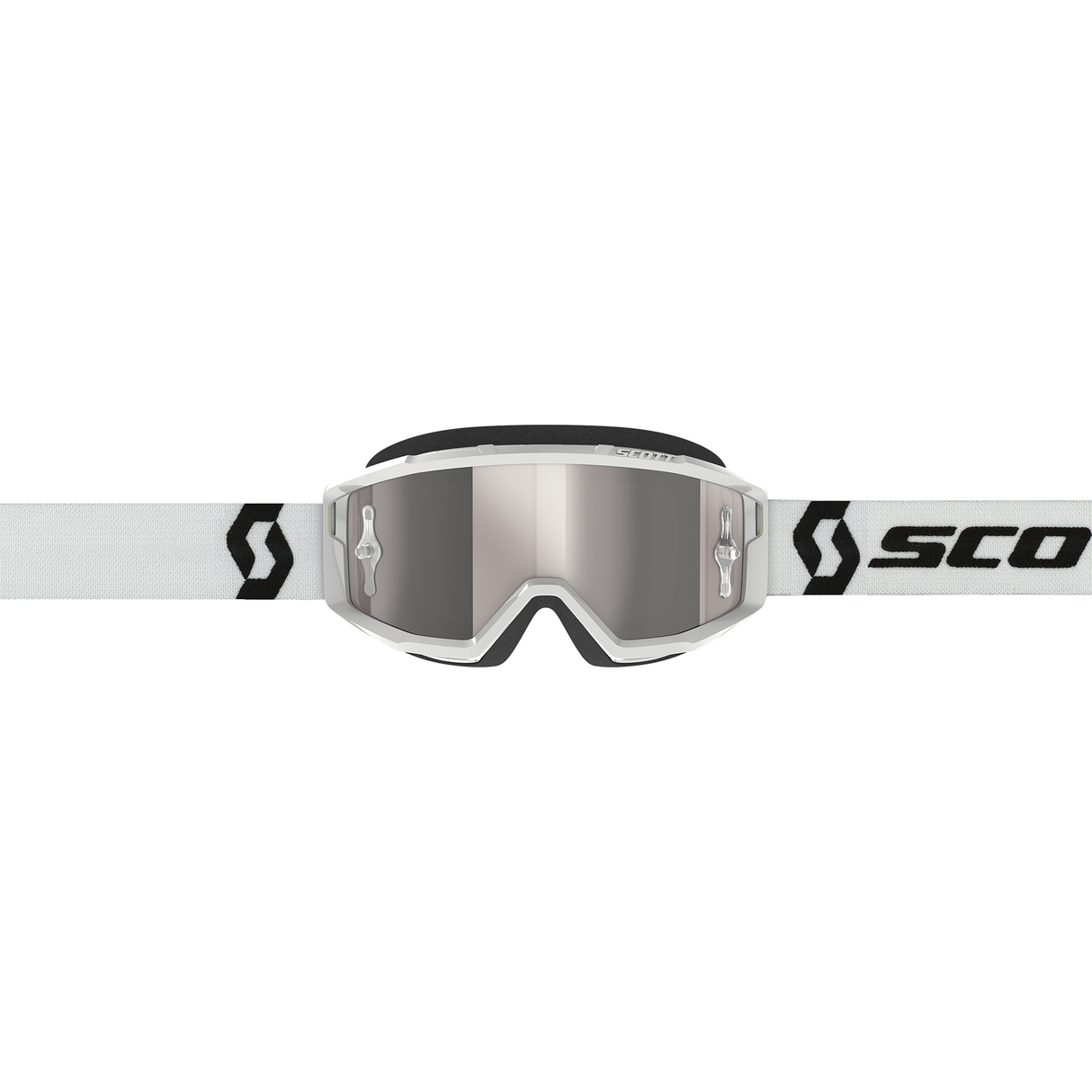 Scott Primal Chrome Goggle (White) Silver Chrome Works Lens