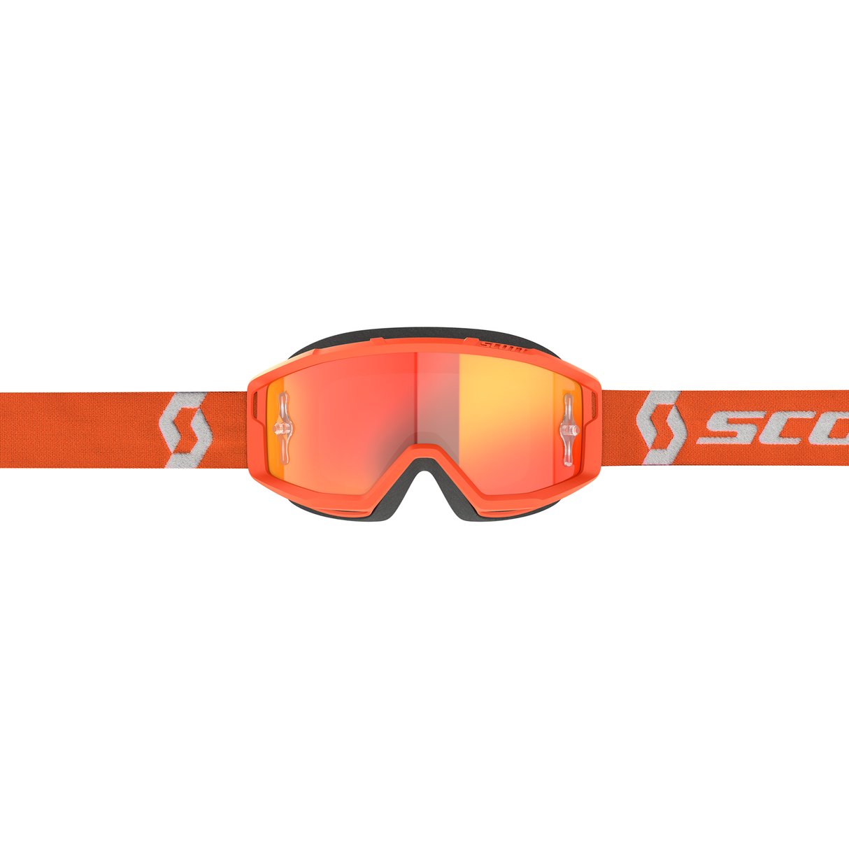 Scott Primal Chrome Goggle (Orange / White) Orange Chrome Works Lens