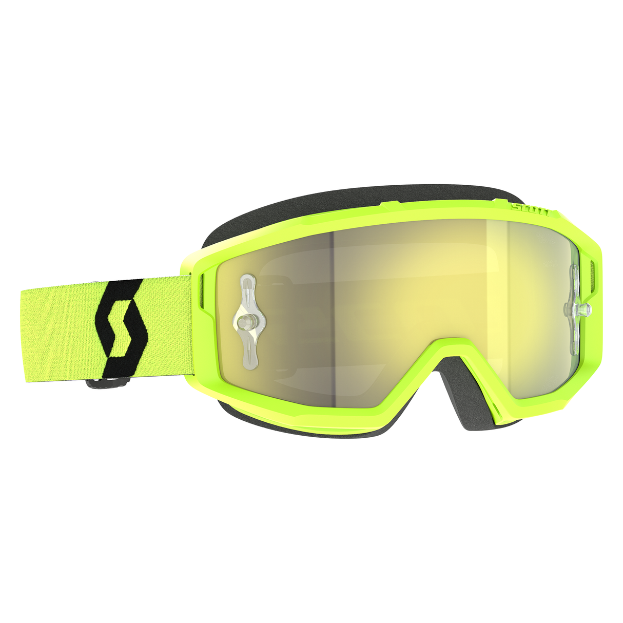 Scott Primal Chrome Goggle (Yellow / Black) Yellow Chrome Works Lens