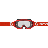 Scott Primal Goggle (Red / White) Clear Works Lens
