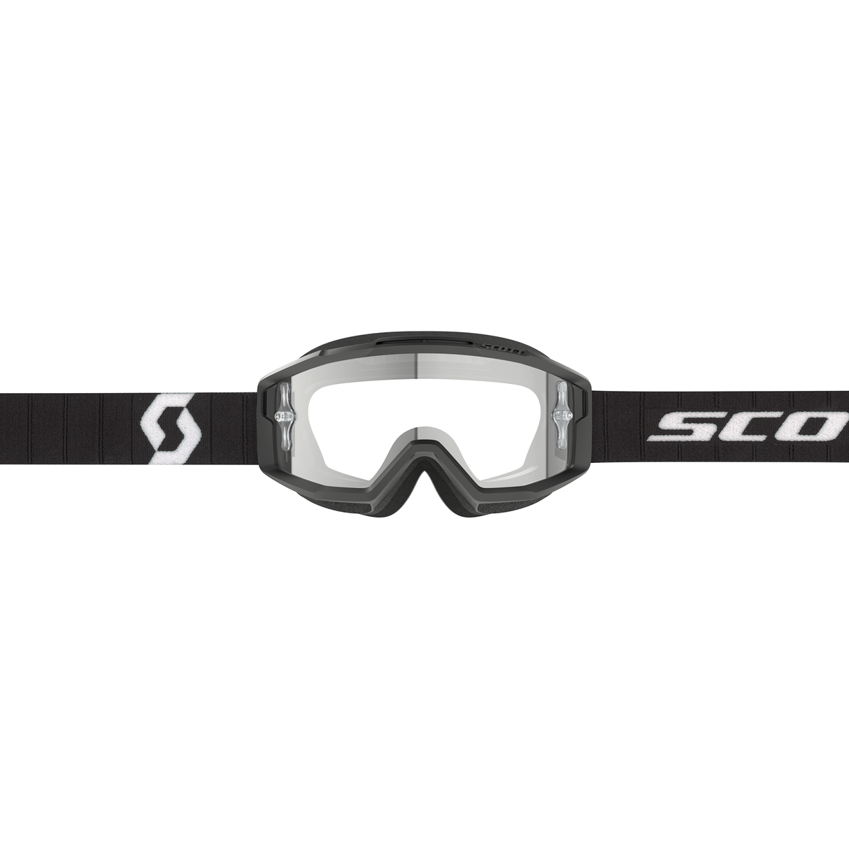 Scott Split OTG Goggle (Black / White) Clear Works Lens