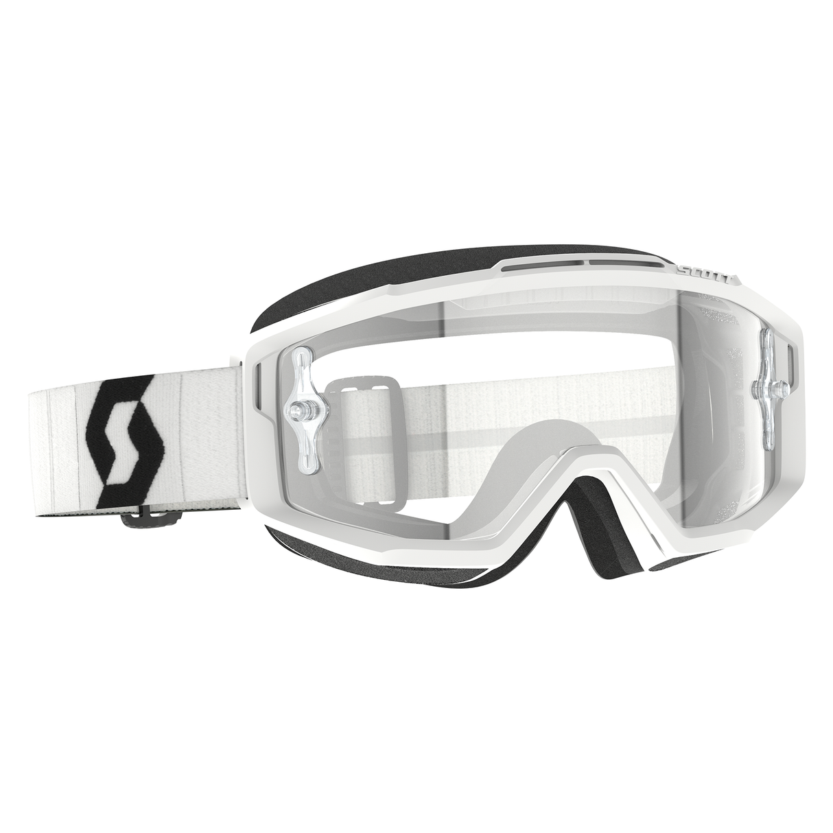 Scott Split OTG Goggle (White / Black) Clear Works Lens