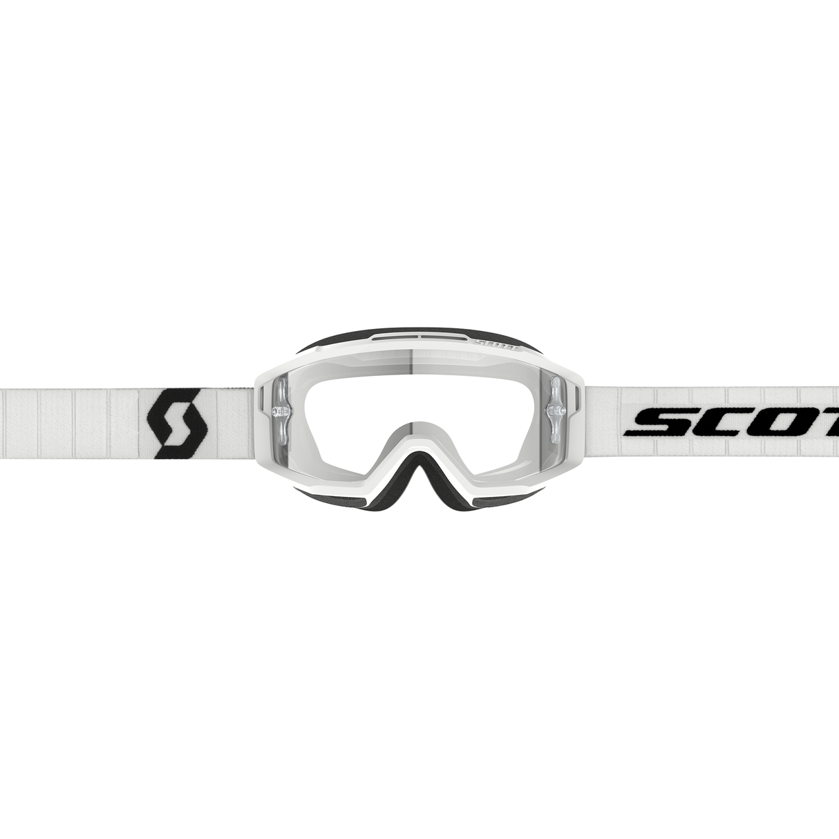Scott Split OTG Goggle (White / Black) Clear Works Lens