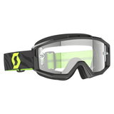Scott Split OTG Goggle (Zebra Black / Neon Yellow) Clear Works Lens