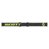Scott Split OTG Goggle (Zebra Black / Neon Yellow) Clear Works Lens