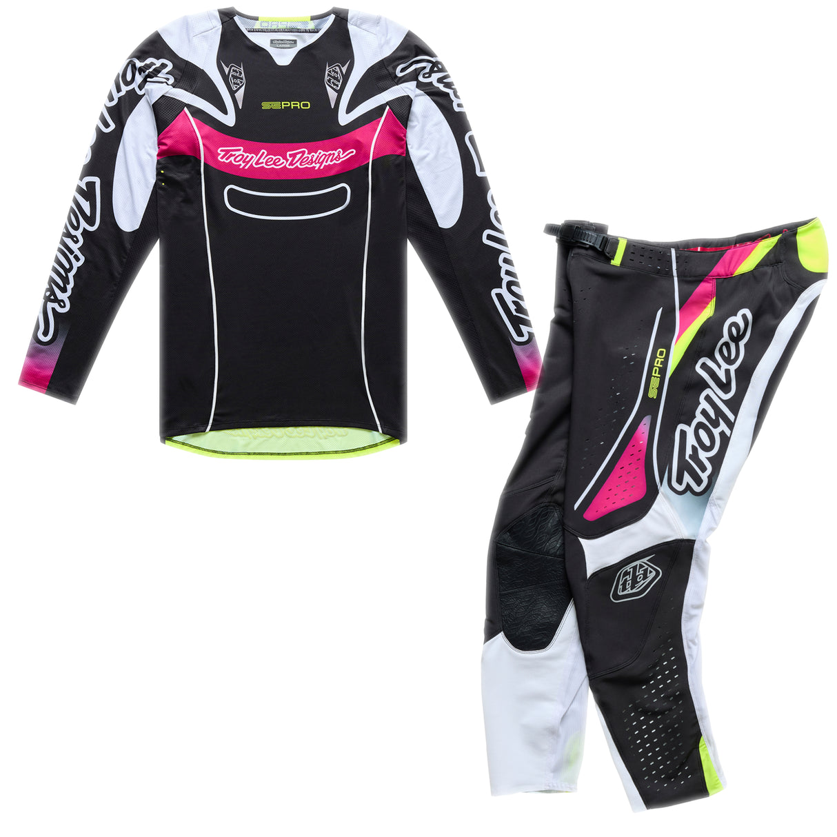 Troy Lee Designs Se Pro Kit Combo - Salvo Black / White