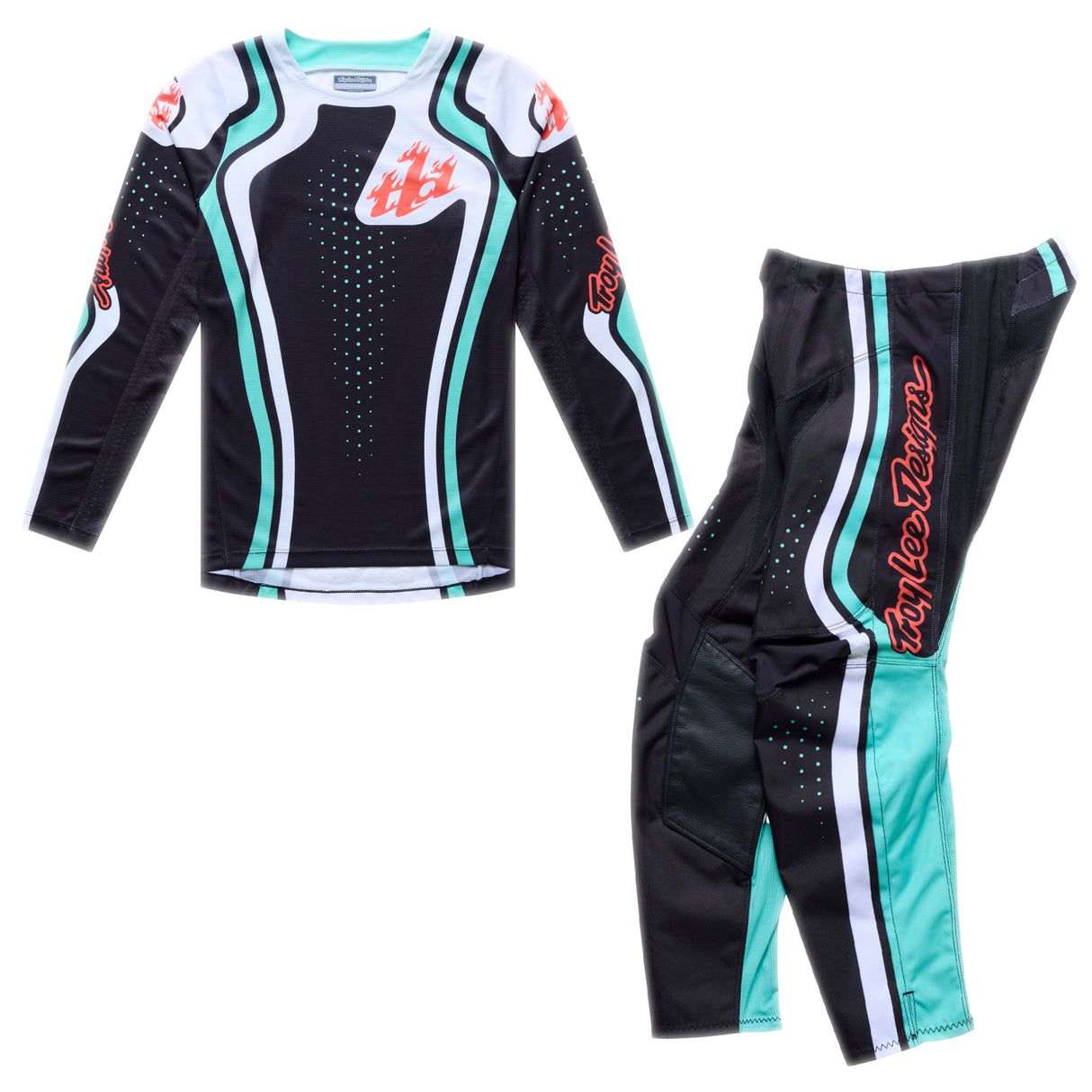 Troy Lee Designs Youth GP Pro Kit Combo - Roller Black / Teal