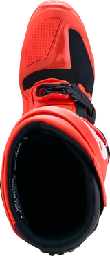 TECH 7 ENDURO BOOTS -  RED FLUO BLACK