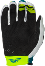 Lite 2026 Gloves - Grey/Lime/Teal