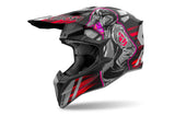 Airoh Wraaap Cyber Red Matt Mx Helmet