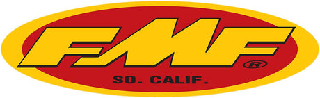 FMF FMF 5 OVAL STKR(YEL/RED) motocross exhaust performance