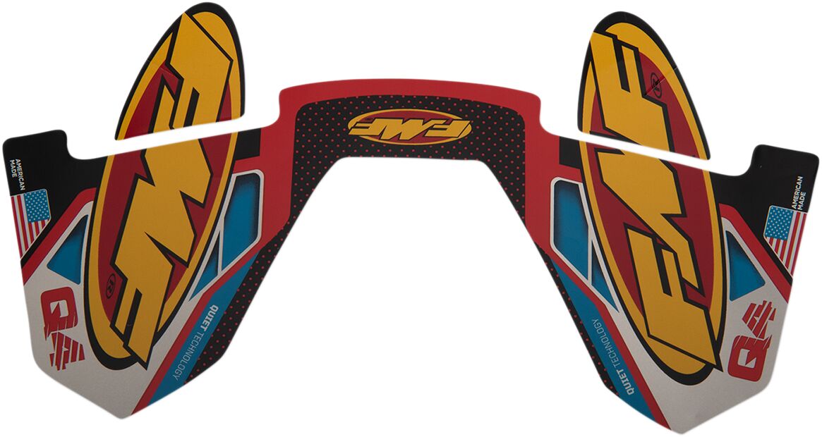 FMF DECAL HEX Q4 REPLACEMENT motocross exhaust performance