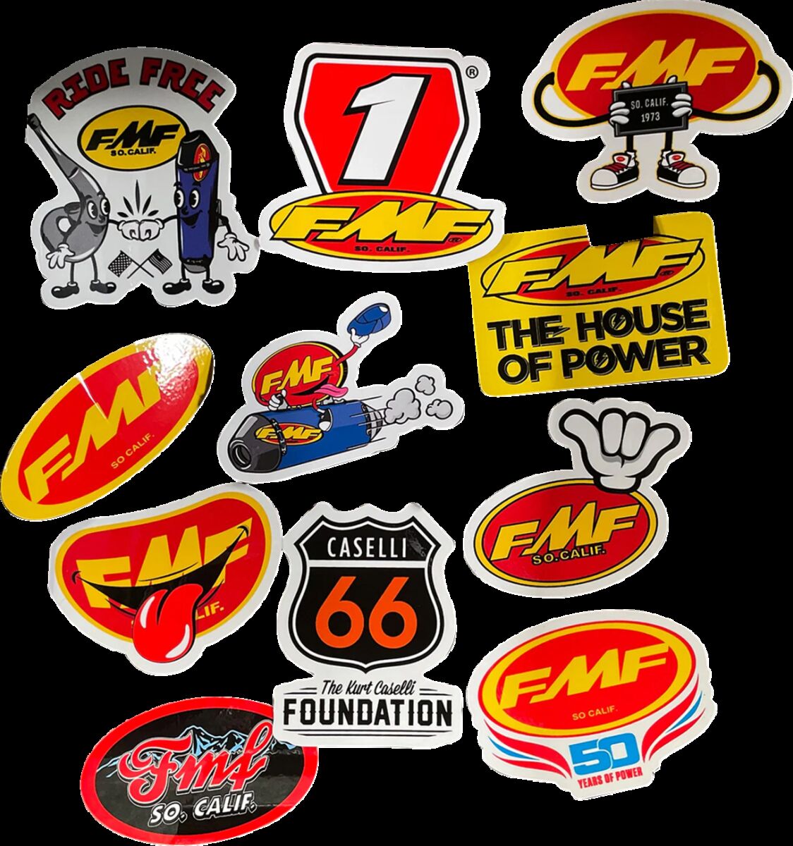 FMF DECAL STICKER PACK GO FAST HAV motocross exhaust performance