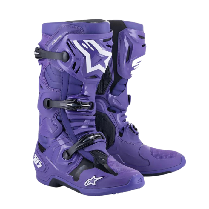 ALPINESTARS TECH 10 ULTRAVIOLET BLACK BOOTS