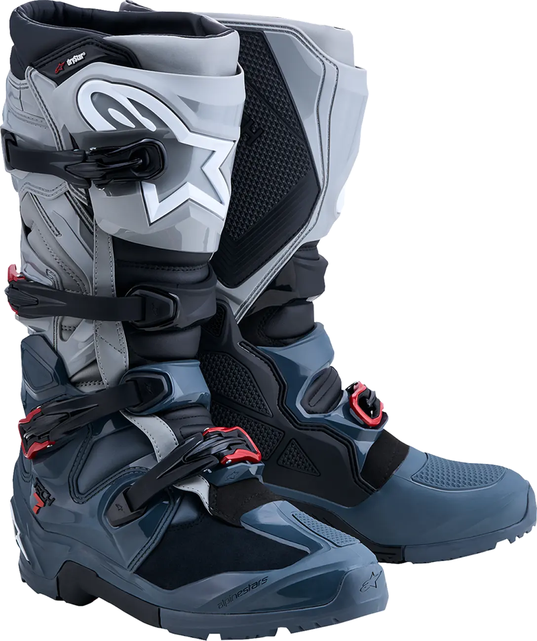 TECH 7 ENDURO DRYSTAR DARK GRY/RED