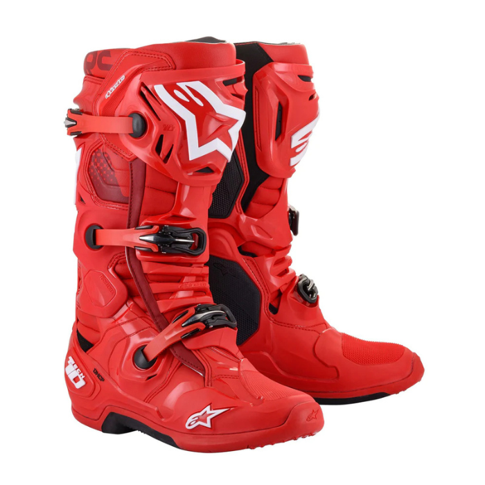 ALPINESTARS TECH 10 RED BOOTS