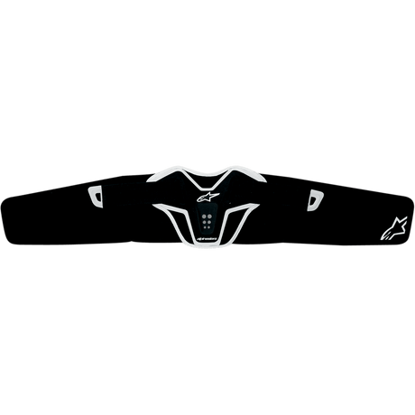 SATURN KIDNEY BELT - BLACK/WHITE Alpinestars motocross kit