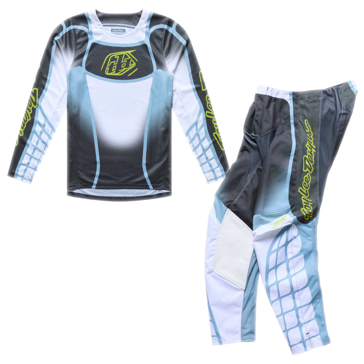 Troy Lee Designs Youth GP Pro Kit Combo - Framework Carbon / Grey