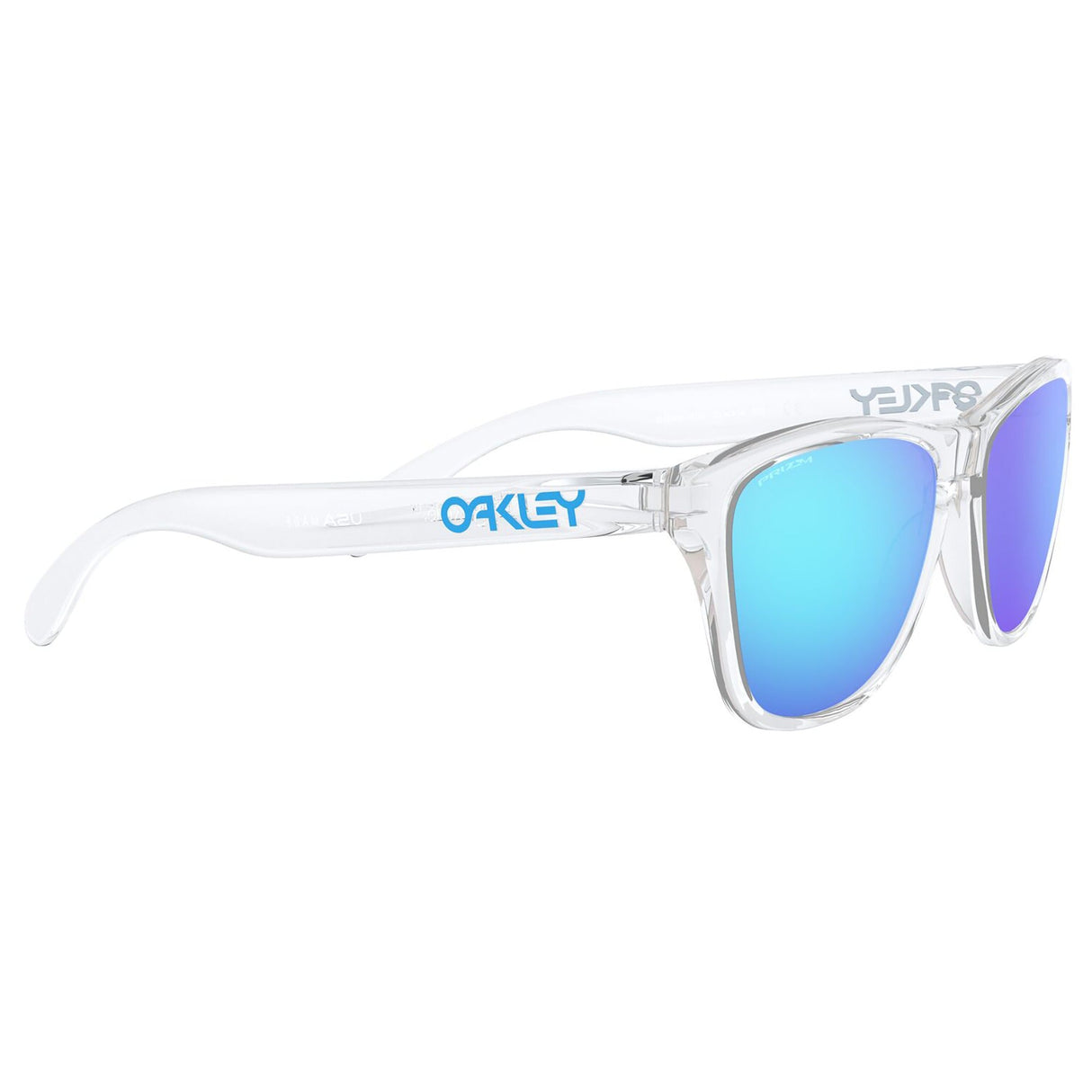 Oakley Frogskins XS Youth Sunglasses - Clear / Sapphire Prizm Lens