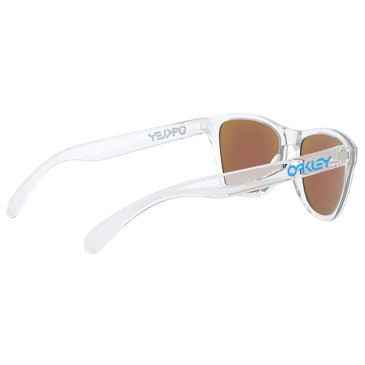 Oakley Frogskins XS Youth Sunglasses - Clear / Sapphire Prizm Lens