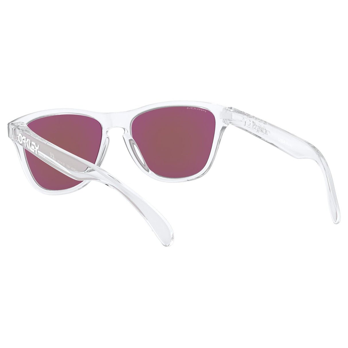 Oakley Frogskins XS Youth Sunglasses - Clear / Violet Prizm Lens